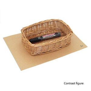 Rectangle small wicker baskets for sundries 3pcs storage bins.