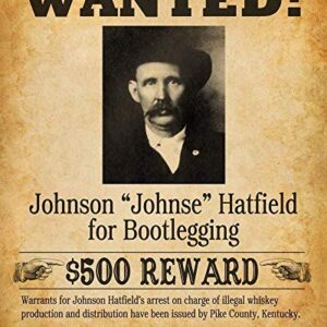 Bootleggers Wanted Posters Art Prints - Set of Four Photos (8x10) Unframed - Makes a Great Bar and Drinking Establishment Decor and Gift Under $20 for Home Brewers