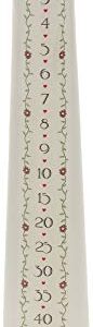 Celebration Candles Wedding Unity 15-Inch 1 to 50 Year Numbered Countdown Anniversary Candle, White