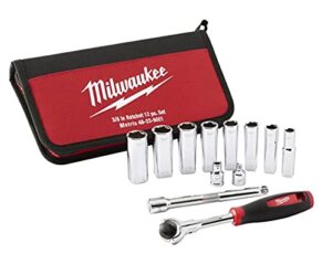 milwaukee 12-piece 3/8 in. drive metric