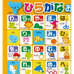 Large Japanese Hiragana Bath Poster