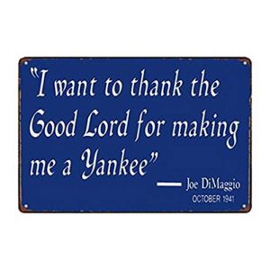 sylty 8×12 inch metal tin sign thanks the lord for making me yankee decor bar pub home vintage