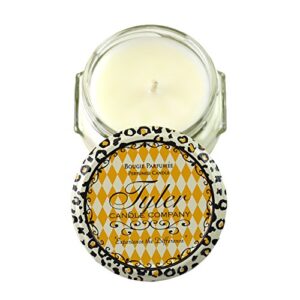 tyler glass fragrane candle 3.4 oz,diva, scented