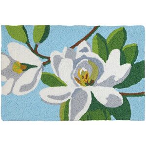 jellybean magnolia time garden indoor/outdoor machine washable 21″ x 33″ accent rug