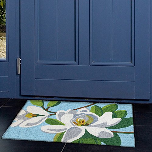 Jellybean Magnolia Time Garden Indoor/Outdoor Machine Washable 21" x 33" Accent Rug