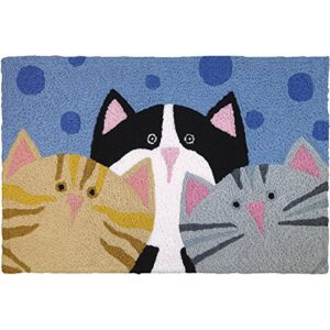 jellybean cat pack pets indoor/outdoor machine washable 21″ x 33″ accent rug
