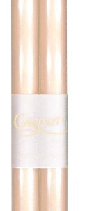 Caspari Straight Taper Candles in Ivory White Pearlescent - 2 Per Package