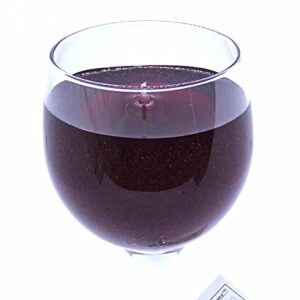 Merlot Scented Wine Candle in Glass 100+ Hours Made in USA by The Gel Candle Company