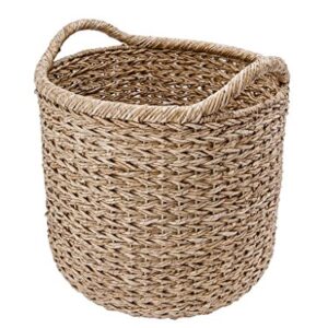 KOUBOO 1060091 Handwoven Decorative Storage Basket, X-Large, 20" x 20" x 22", Twisted Sea Grass