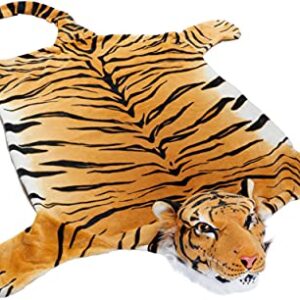 BRUBAKER Huge Brown Tiger Rug 72x42 Inch