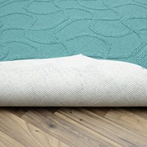 Garland Rug Drizzle 5' x 7', Teal