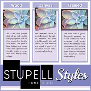 Stupell Home Décor Soothe Calm Relax Bath Bathroom Wall Plaque, 7 x 0.5 x 17, Proudly Made in USA