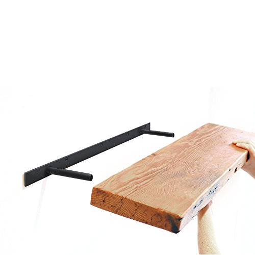 38" Long Heavy Duty Floating Shelf Hardware - for a 42" to 47" Shelf - Manufactured in USA