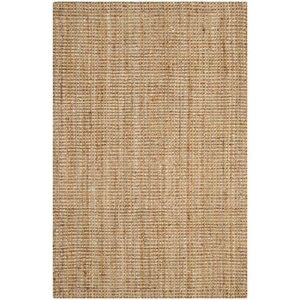 royal sapphire natural fiber hand woven natural jute rectangle area rug basketweave natural seagrass rug for home decor (2 * 3 feet)