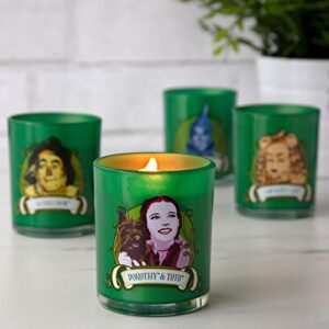 The Wizard of Oz Votive Candles Gift Set - Dorothy, Scarecrow, Tin Man, Cowardly Lion - Unscented Wax - 3 oz Each