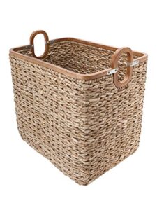 kouboo 1060089 anson storage basket, brown