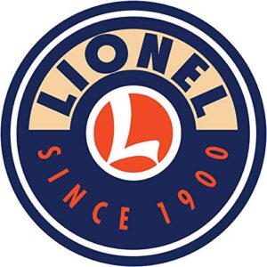 desperate enterprises lionel logo round aluminum sign with embossed edge – nostalgic vintage metal wall décor – made in usa