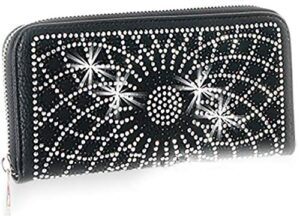 zzfab sparkle wallet matching starburst rhinestone wallet for sparkle purse black