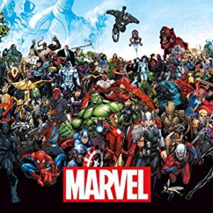 Trends International Marvel Comics The Lineup Wall Poster 22.375" x 34" for Playroom