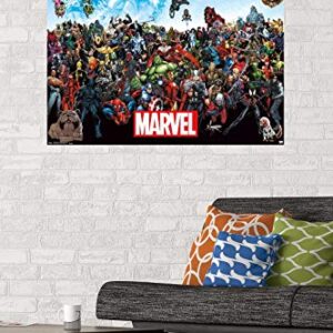 Trends International Marvel Comics The Lineup Wall Poster 22.375" x 34" for Playroom