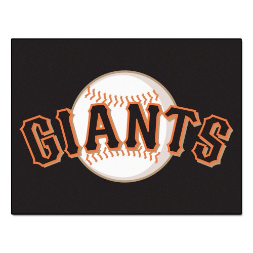 FANMATS 6538 San Francisco Giants All-Star Rug - 34 in. x 42.5 in. Sports Fan Area Rug, Home Decor Rug and Tailgating Mat