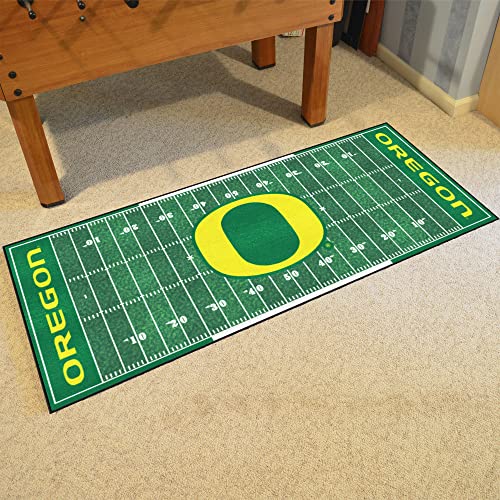 FANMATS NCAA University of Oregon Ducks Nylon Face Football Field Runner, 30"x72"