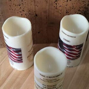 CRUCIBLE CANDLE-EGA- United States Marine Corps (USMC) moving flame Personalized