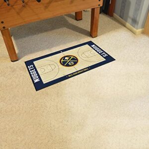 Fanmats 9485 NBA Denver Nuggets Court Nylon Court Runner