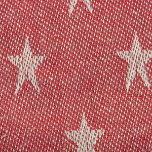 DII 4TH of July Patriotic Throw Blanket with Decorative Tassles, Use for Chair, Couch, Bed, Picnic, Camping, Beach, & Just Staying Cozy at Home (50 x 60), Star Tango Red