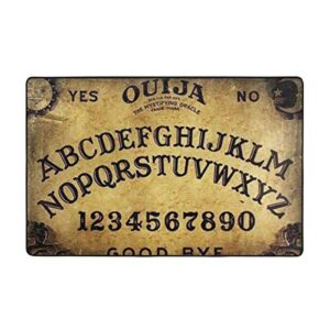 Dangerous Magical Game Ouija Board Pattern Area Rug, Bedroom Living Room Kitchen Rug, Doormat Floor Mat Standing Mat, Children Play Rug Carpet Bathroom Rug Mat, Throw Rugs Carpet Yoga Mat