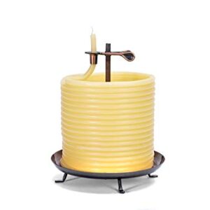 Candle by the Hour 20561B 144-Hour Candle, Eco-friendly Natural Beeswax with Cotton Wick,Yellow