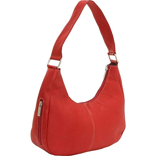 Le Donne Classic Hobo Handbag, Red