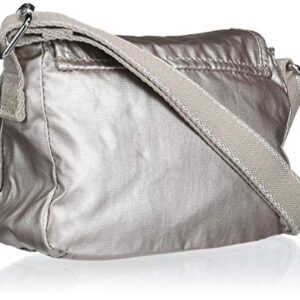 Kipling Sabian Mini Crossbody Bag-Small Cross Body Purse, Metallic Glow, 7.75"L x 5.75"H x 3.5"D