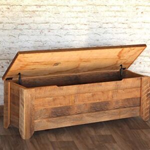 Storage Bench made from reclaimed barn wood - Storage Trunk