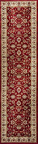 Well Woven Barclay Sarouk Red Traditional Area Rug 2'3" X 7'3" Runner