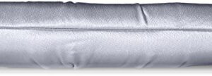 Jessica McClintock Blaire Womens Satin Frame Evening Clutch Bag Purse With Shoulder Chain Included, Silver