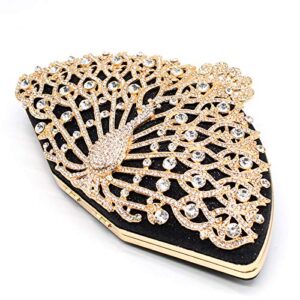 Luxury Women Evening Bags Peacock Designe Crystal Women Party Clutch Fashion Bridal Wedding Handbag