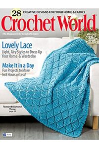 crochet world magazine april 2015