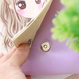 Kids Girls Toddlers Students Lovely Cartoon Mini Shoulder Bags Cross Body Bags Small Key Money Cell Phone Holder Case Purse Wallet Pouches Clutch Handbag