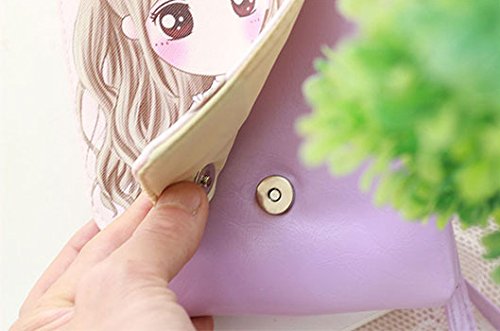 Kids Girls Toddlers Students Lovely Cartoon Mini Shoulder Bags Cross Body Bags Small Key Money Cell Phone Holder Case Purse Wallet Pouches Clutch Handbag