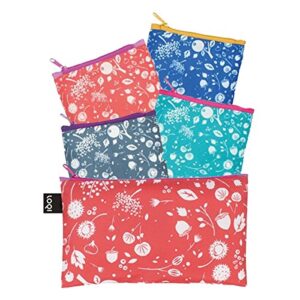 LOQI Seed Collection Pouch (Set of 4), Multicolor