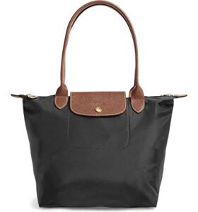 longchamp ‘medium ‘le pliage’ tote shoulder bag, black