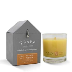 Trapp Signature Home Collection No.4 Orange Vanilla 7oz Scented Candle, Set of 2