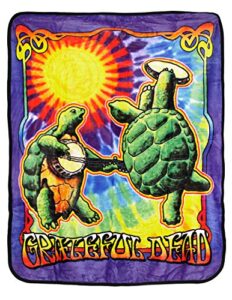 grateful dead coral fleece throw blanket – terrapin sunrise