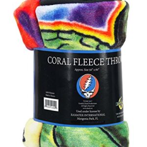 Grateful Dead Coral Fleece Throw Blanket - Terrapin Sunrise