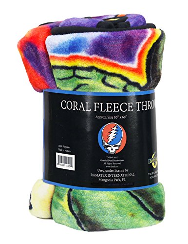 Grateful Dead Coral Fleece Throw Blanket - Terrapin Sunrise