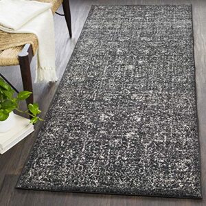 gustavo charcoal updated traditional area rug 2’7″ x 7’3