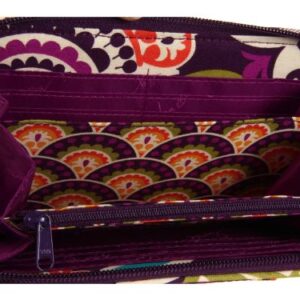 Vera Bradley Accordion Wallet Plum Crazy