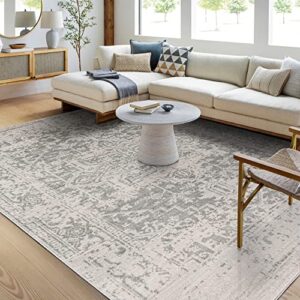 artistic weavers janine vintage medallion area rug,5’3″ x 7’3″,grey