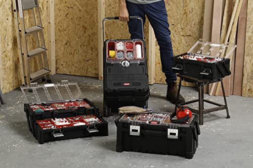 Keter Master Pro Masterloader 17191709 Tool Trolley Plastic Black/Red